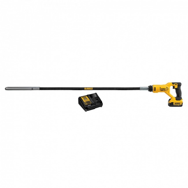 WIBRATOR BUŁAWA 18V DO BETONU AKUMULATOROWY DCE531 DEWALT - 1,2 M DŁUG. PRZEWODU