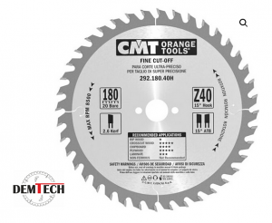 CMT Piła HM 180x20x2,6/1,6 Z=40 292.180.40H