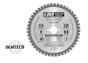 CMT Piła HM D=216 F=30 Z=48 K=2,2/1,8 +2/7/42 226.047.09M