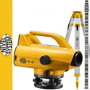 Nivel System Niwelator elektroniczny EL-32 + łata kodowa (5m) + statyw SJJ1