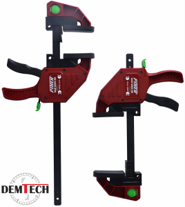 Ścisk stolarski Maxi Quick 15 cm max. siła nacisku 300 kg , ramię 9,4 cm, szyna 20x5 mm