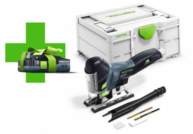 Festool Wyrzynarka akumulatorowa CARVEX PSC 420 EB-Basic + akumulator 4,0 Ah GRATIS 577026