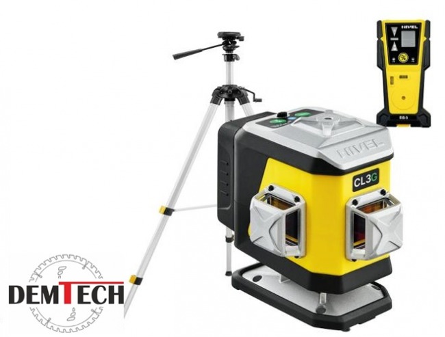 Nivel System Laser krzyżowy CL3G ze statywem i czujnikiem CL3G+SJJM1EX+CLS-5