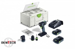 Festool Akumulatorowa wiertarko-wkrętarka TXS 18 C 3,0-Set 576896