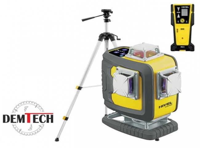 Nivel System Laser krzyżowy CL4D-P ze statywem  i czujnikiem CL4D-P+SJJM1EX+CLS-5