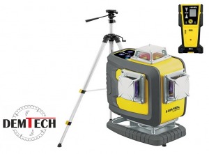 Nivel System Laser krzyżowy CL4D-P ze statywem  i czujnikiem CL4D-P+SJJM1EX+CLS-5