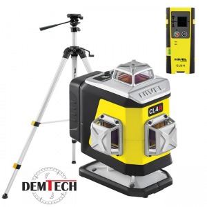 Nivel System Laser krzyżowy czerwony ze statywem i czujnikiem  CL4R+SJJM1EX+CLS-4