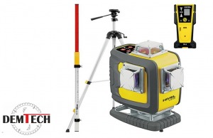 Nivel System Laser krzyżowy czerwony ze statywem czujnikiem i łatą CL4D-R+SJJM1EX CLS5+LS24