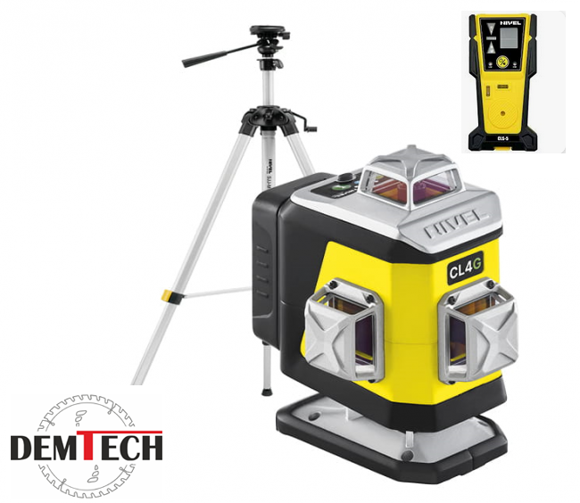 Nivel System laser krzyżowy CL4G ze statywem i czujnikiem  CL4G+SJJM1EX+CLS-5