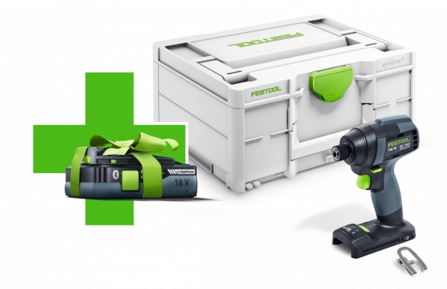 Festool Akumulatorowa zakrętarka udarowa TID 18-Basic+akumulator 4.0Ah 577054