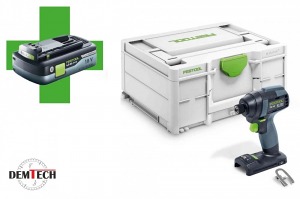 Festool Akumulatorowa zakrętarka udarowa TID 18-Basic+akumulator 4.0Ah 577054