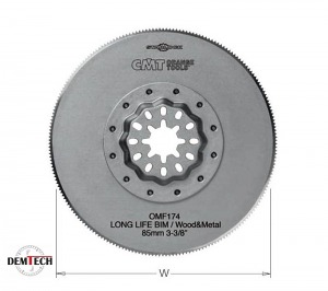 CMT Brzeszczot oscylacyjny Starlock 85mm OMF174-X1