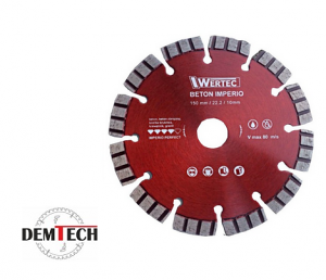 WERTEC Tarcza Diamentowa do betonu IMPERIO 150