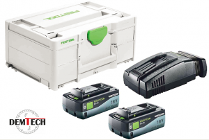 Festool  Zestaw energii SYS 18V 2x8,0/SCA16  577327