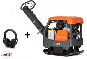 HUSQVARNA Zagęszczarka rewersyjna LG 204 500 mm ( benzyna ) 967855201+ ochronniki słuchu gratis 505665304