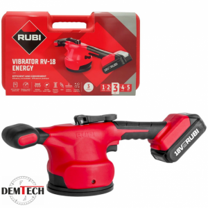 RUBI  Wibrator do płytek RV-18 ENERGY 18V 2Ah 60943