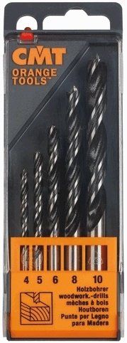CMT Komplet Wiertło P HS D=4-5-6-8-10 Z=4 RH 517.001.01