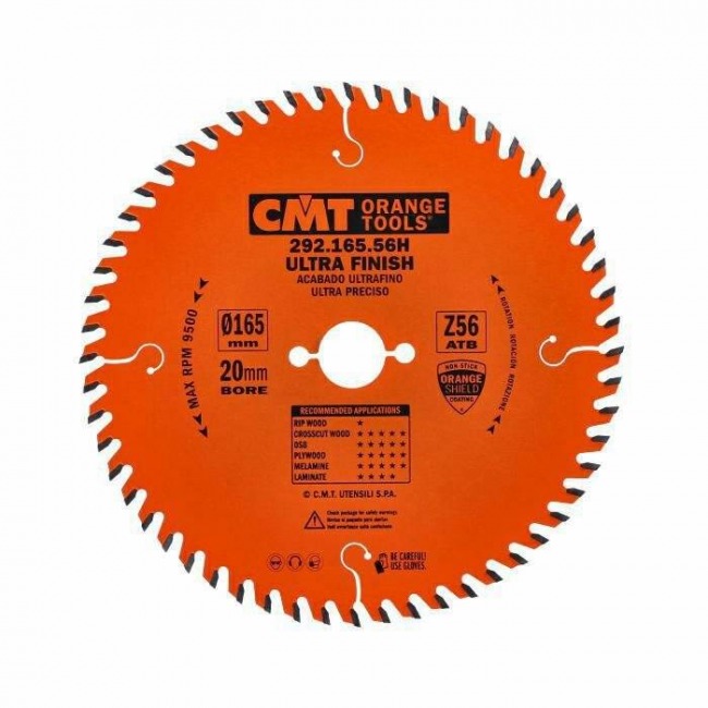 CMT Piła HM 165x20x2,2/1,6 Z=56 292.165.56H