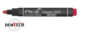 Pica Marker permanentny czerwony 520/40