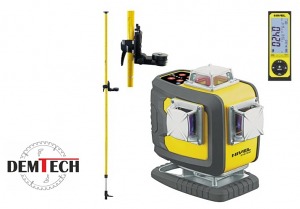 Nivel System PROMOCJA ZESTAW  Laser krzyżowy czerwony z tyczką i dalmierzem Little Friend GRATIS CL4D-R SET LP36 HDM