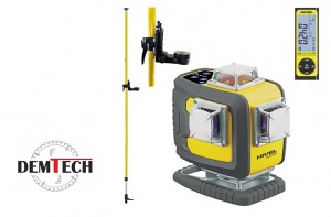 Nivel System PROMOCJA ZESTAW Laser krzyżowy fioletowy z tyczką i dalmierzem Little Friend GRATIS CL4D-P SET LP36 HDM