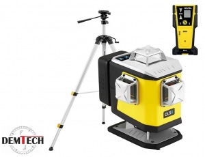NIVEL SYSTEM LASER KRZYŻOWY ZE SPADKAMI CL5B ZE STATYWEM I CZUJNIKIEM CL5B+SJJM1EX+CLS5