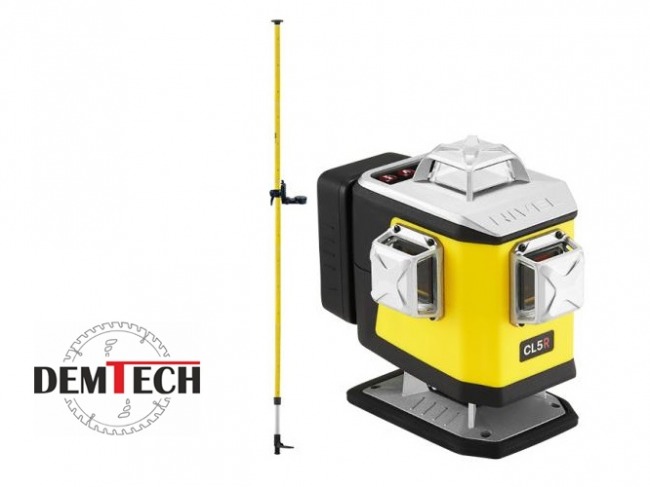 Nivel System Laser krzyżowy ze spadkami CL 5R Z TYCZKĄ CL5R+LP36