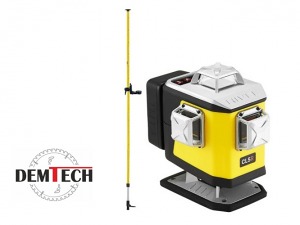Nivel System Laser krzyżowy ze spadkami CL 5R Z TYCZKĄ CL5R+LP36