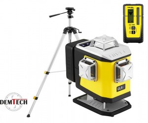 NIVEL SYSTEM LASER KRZYŻOWY ZE SPADKAMI CL5V ZE STATYWEM I CZUJNIKIEM CL5V+SJJM1EX+RD800