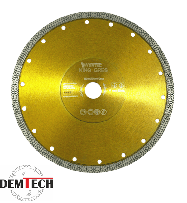 WERTEC Tarcza diamentowa 250mm do gresu KINGGRES250