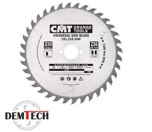CMT Piła HM 216x30x2,8/1,8Z=48 -5 Neg. 291.216.48M