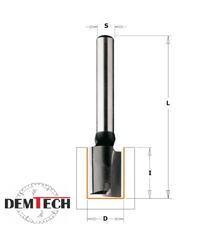 CMT Frez prosty wiercący HM D=18 I=20 L=70 174.180.11