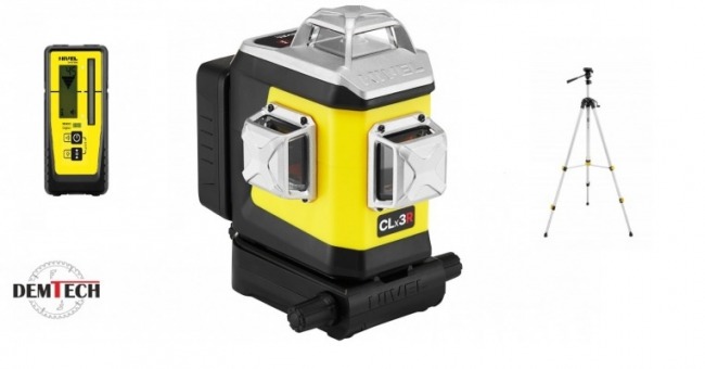 Nivel System Laser krzyżowy czerwony CLx3R set SJJM1EX + CLS5 (STATYW, CZUJNIK LASEROWY RD800)