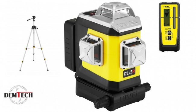 Nivel System Laser krzyżowy czerwony CLx3R set SJJM1EX + CLS5 (STATYW, CZUJNIK LASEROWY RD800)