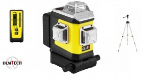 Nivel System Laser krzyżowy czerwony CLx3R set SJJM1EX + CLS5 (STATYW, CZUJNIK LASEROWY RD800)