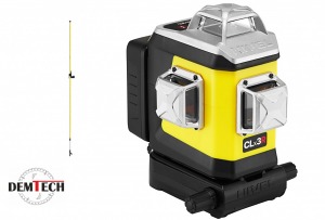 Nivel System Laser krzyżowy czerwony CLx3R set LP36 (TYCZKA)