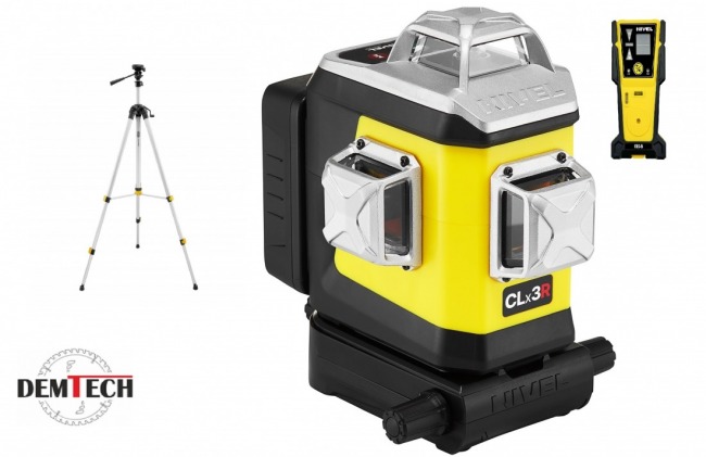 Nivel System Laser krzyżowy czerwony CLx3R set SJJM1EX + CLS5 (STATYW, CZUJNIK LASEROWY CLS5)