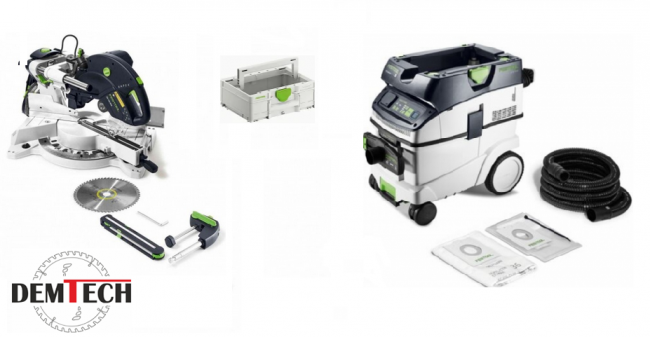 Festool zestaw elektronarzędzi - ukośnica Kapex KS 120 + odkurzacz CTL 36 EI AC +GRATIS!!! 575302+577887