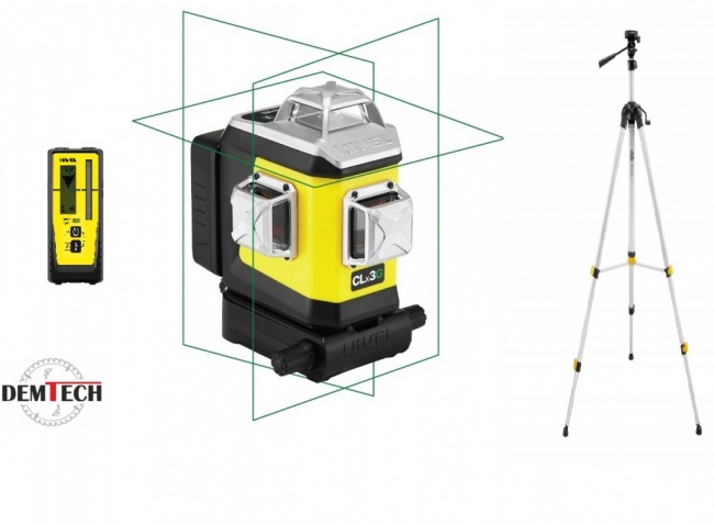 Nivel System Laser krzyżowy zielony CLx3G SET SJJM1EX (STATYW, CZUJNIK LASEROWY RD800)