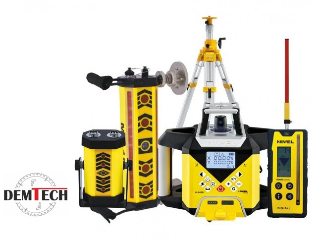 Nivel System NL640R DIGITAL- niwelator laserowy. Zestaw ze statywem SJJ32 i łatą laserową LS-24 + MC1D MAGNETS