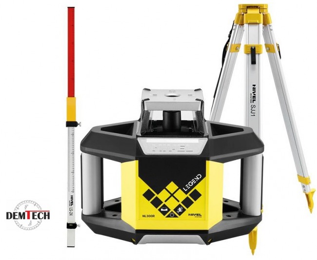 Nivel System Niwelator laserowy obrotowy NL300R DIGITAL + SJJ1 + LS24