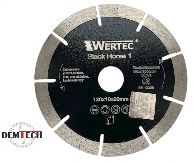 WERTEC Tarcza Diamentowa BlackHorse 1 120x20mm WTBH1