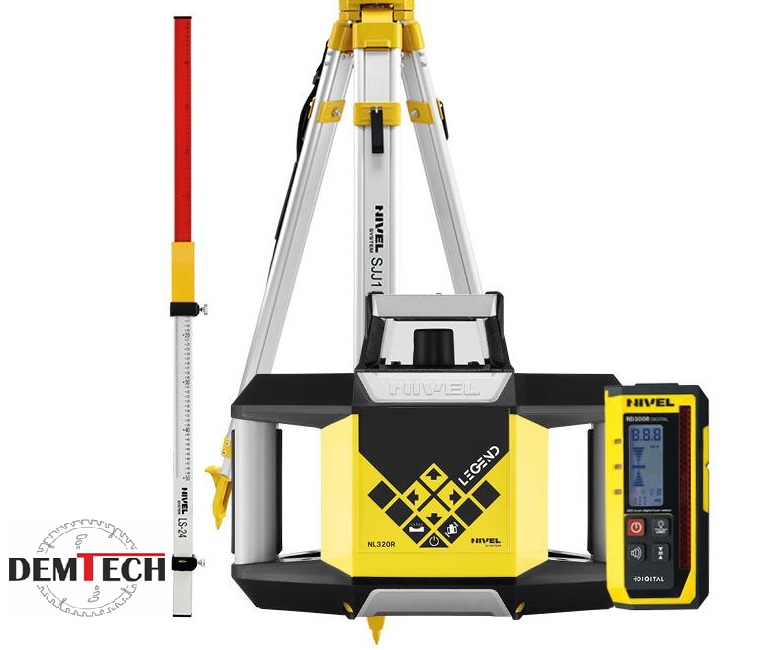 Nivel System Niwelator laserowy obrotowy NL320R DIGITAL + SJJ1 + LS24 + RD300R