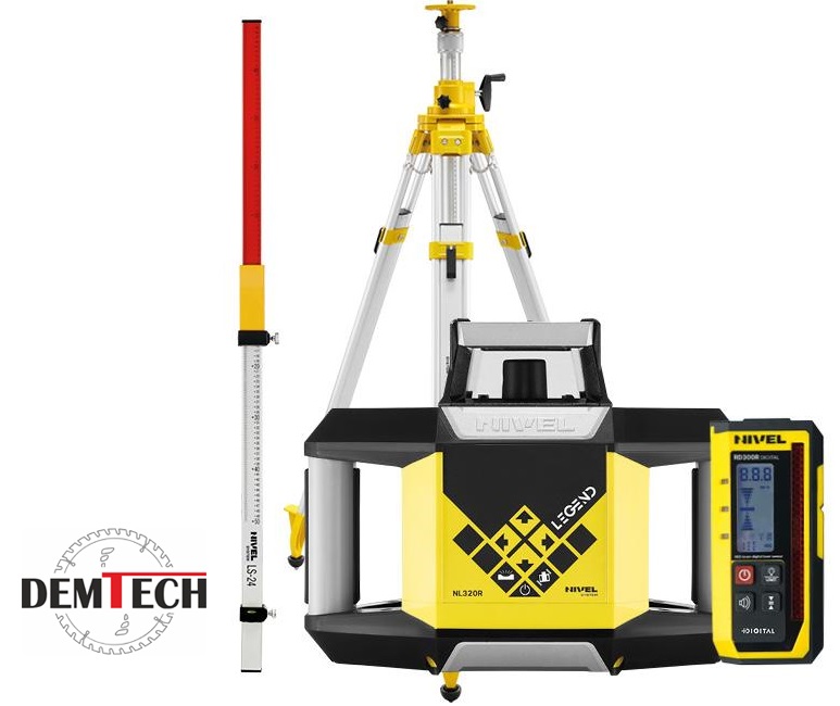 Nivel System Niwelator laserowy obrotowy NL320R DIGITAL + SJJ32 + LS24 + RD300R