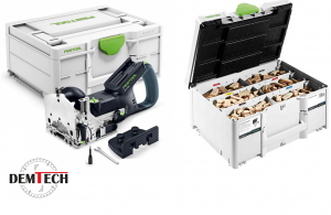 Festool akumulatorowa frezarka do połączeń DOMINO DFC 500-E BASIC+ asortyment łączników DOMINO  578120+576794