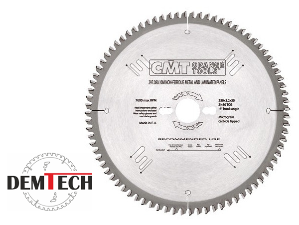 CMT Piła do aluminium, HPL HW D=315 F=30 Z=96 K=3,2/2,8 297.096.23M
