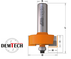 CMT Frez do wręgowania 31,7x64,8 mm Trzpień 8 mm Z2 RH 935.318.11