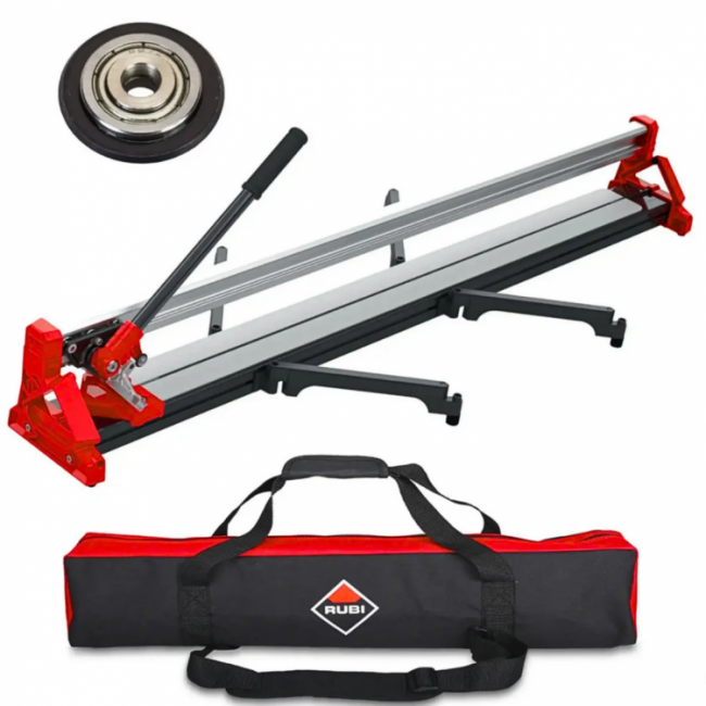 RUBI Asymetryczna jednoprowadnicowa Przecinarka do płytek RWK-1200 z torbą 27942