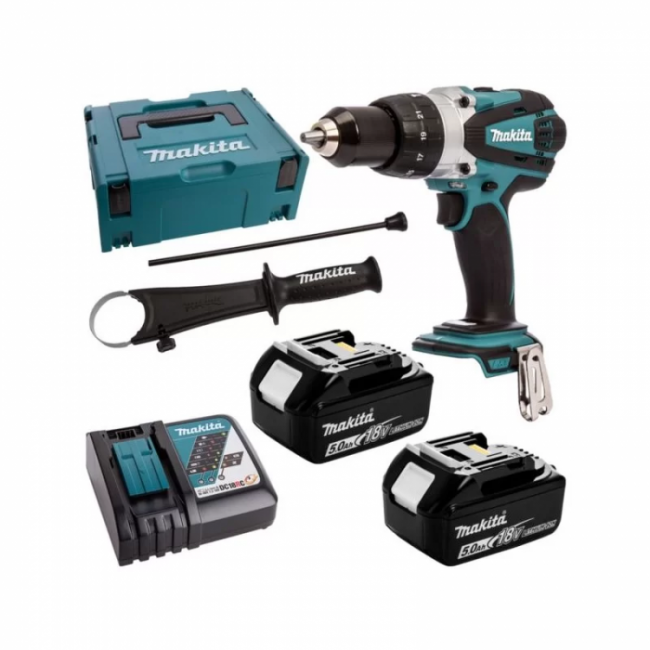 Wiertarko-wkrętarka Makita DHP458RTJ udarowa z akumulatorem 18V