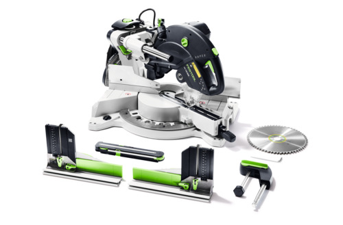 Ukośnica przesuwna Festool KAPEX KS 120 z przykładnicą wielofunkcyjną REB-Set-AS 579357